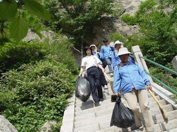 景區&ldquo;最美擔當&rdquo;日巡山路23公里